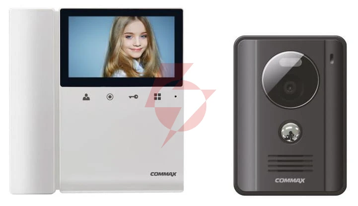 Wideodomofon commax cdv-43k2/drc-4g 4,3" dark grey