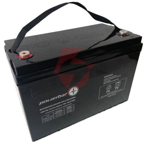 Akumulator powerbat cbe 12v 100ah deep cycle gel