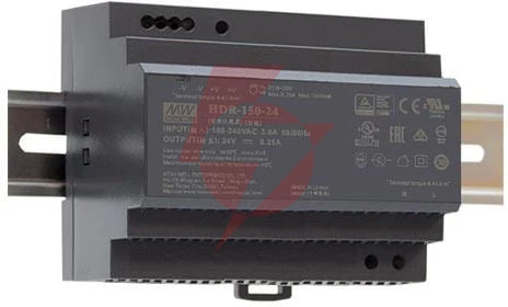 Zasilacz impulsowy na szynę din mean well hdr-150-12 12v/150w/11.3a