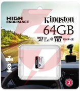 Karta pamięci microsd kingston high-endurance uhs-i 64gb 24/7 (rejestratory i monitoring)