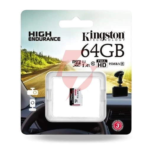 Karta pamięci microsd kingston high-endurance uhs-i 64gb 24/7 (rejestratory i monitoring)