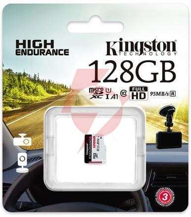 Karta pamięci microsd kingston high-endurance uhs-i 128gb 24/7 (rejestratory i monitoring)