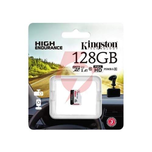 Karta pamięci microsd kingston high-endurance uhs-i 128gb 24/7 (rejestratory i monitoring)