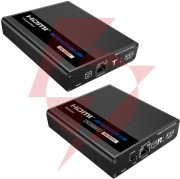 Konwerter hdmi na lan kaskada 4k spacetronik ip sph-676c - zestaw