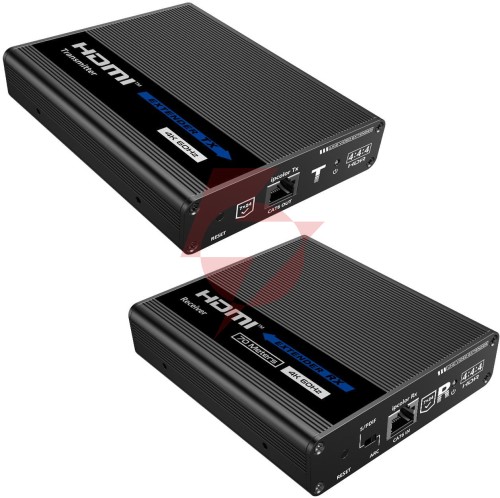 Konwerter hdmi na lan kaskada 4k spacetronik ip sph-676c - zestaw