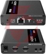Konwerter hdmi na lan kaskada 4k spacetronik ip sph-676c - zestaw