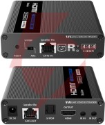 Konwerter hdmi na lan kaskada 4k spacetronik ip sph-676c - zestaw