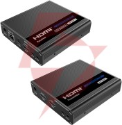 Konwerter hdmi na lan kaskada 4k spacetronik ip sph-676c - zestaw