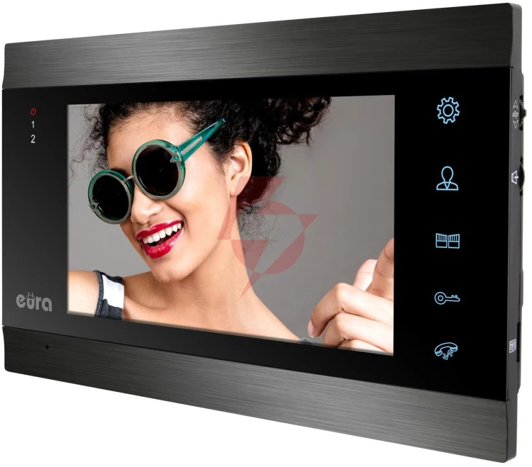 Wideodomofon eura vdp-00c5 czarny tuya