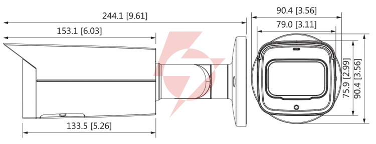 Kamera ip dahua ipc-hfw1230t-zs-2812-s5