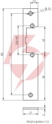 Szyld elektra prosty r2/r3 malowany