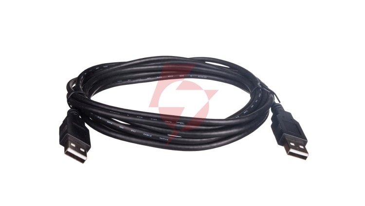 Kabel połączeniowy USB 2.0 Typ USB A/USB A, M/M czarny 3m AK-300100-030-S