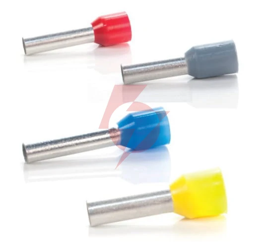 Tulejka izolowana 4mm2 dui-4,0-12sz szary (100szt.)