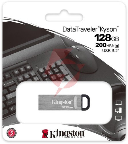 Pendrive kingston kyson dtkn/128gb usb 3.2 gen1