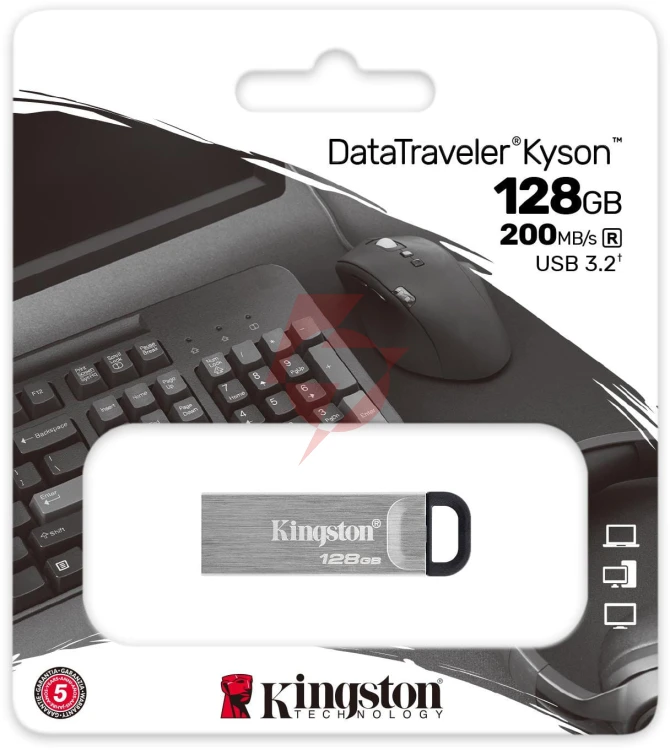 Pendrive kingston kyson dtkn/128gb usb 3.2 gen1