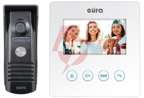 Wideodomofon eura vdp-52a3 "atira" biały