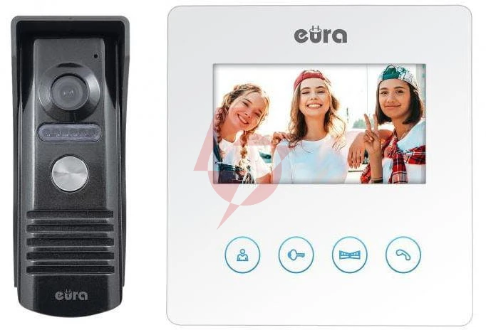 Wideodomofon eura vdp-52a3 "atira" biały