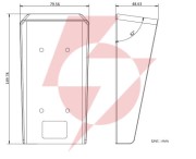 Daszek do stacji bramowej ds-kabv6113-rs hikvision