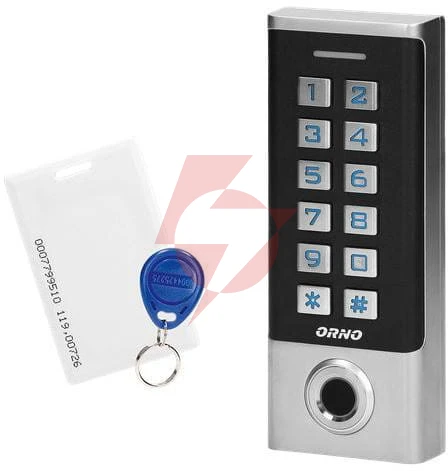 Zamek szyfrowy orno or-zs-823 z czytnikiem lini papilarnych oraz czytnikiem rfid 