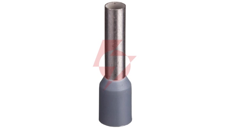 Końcówka tulejkowa izolowana TI 4mm2/12mm szara cynowana TI4L12x500 /500szt./