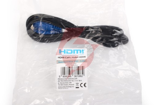 Kabel hdmi-hdmi opticum standard blue 120 - 1.2m (v1.4)