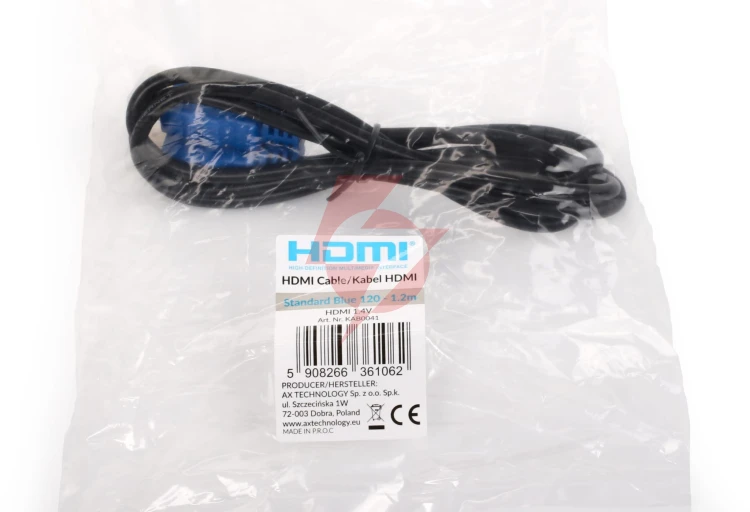 Kabel hdmi-hdmi opticum standard blue 120 - 1.2m (v1.4)