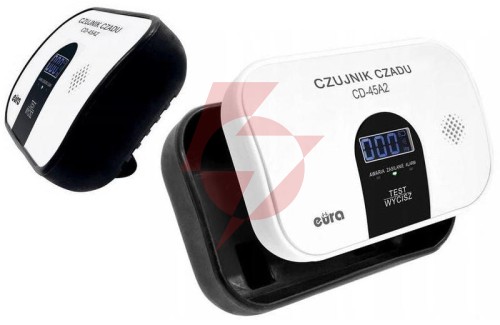 Czujnik czadu eura cd-45a2 wolnostojący, bateryjny, wyswietlacz lcd