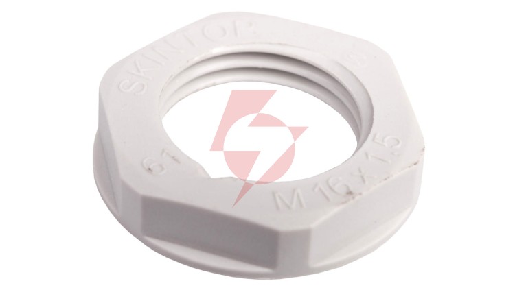 Nakrętka poliamidowa M16 SKINTOP GMP-GL-M 16x1,5 jasnoszara 53119013