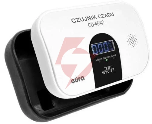 Czujnik czadu eura cd-45a2 wolnostojący, bateryjny, wyswietlacz lcd
