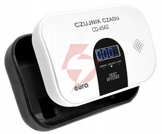 Czujnik czadu eura cd-45a2 wolnostojący, bateryjny, wyswietlacz lcd