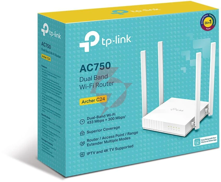 Router tp-link archer c24 ac750