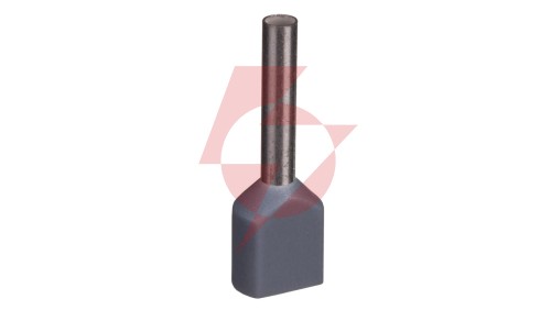Końcówka tulejkowa izolowana TID 2x0,75mm2/10mm szara cynowana TID2x0,75L10 /100szt./