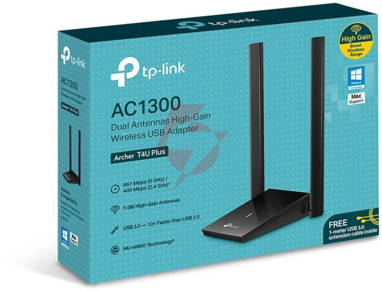 Adapter wlan usb tp-link archer t4u plus