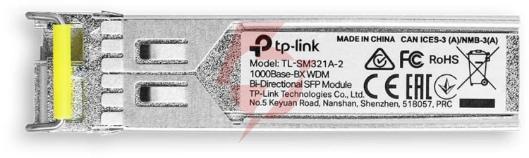 Moduł sfp wdm tp-link tl-sm321a-2 dwukierunkowy 1000base-bx