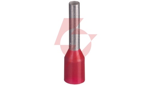 Końcówka tulejkowa izolowana TI 1mm2/8mm czerwona cynowana TI1L8x500 /500szt./