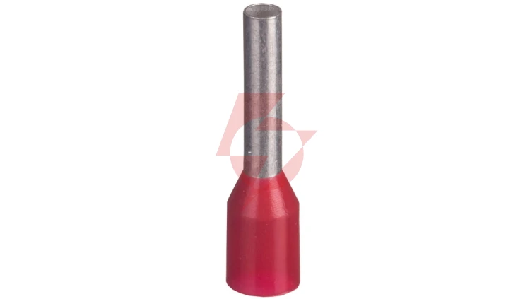 Końcówka tulejkowa izolowana TI 1mm2/8mm czerwona cynowana TI1L8x500 /500szt./