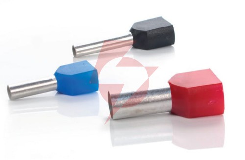 Tulejka izolowana podwójna 2,5mm2 duid-2x2,5-10nb niebieski (100szt.)