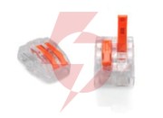 Złączka do przewodów zatrzaskowa 0,2-4,0mm2 pc-232 2gniazda (1szt.)