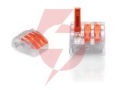 Złączka do przewodów zatrzaskowa 0,2-4,0mm2 pc-233 3gniazda (50szt.)