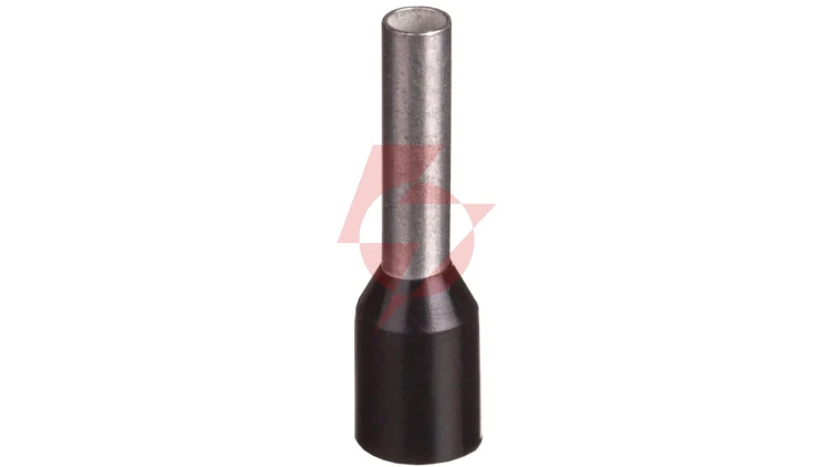 Końcówka tulejkowa izolowana TI 1,5mm2/8mm czarna cynowana TI1,5L8x500 /500szt./