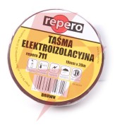 Taśma izolacyjna repero 711e brązowa 19mmx20m