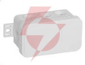 Puszka natynkowa pusta 8 wlotów viplast v8 klik biała ip54 80x45x41mm 038-01