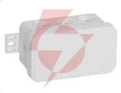 Puszka natynkowa pusta 8 wlotów viplast v8 klik biała ip54 80x45x41mm 038-01