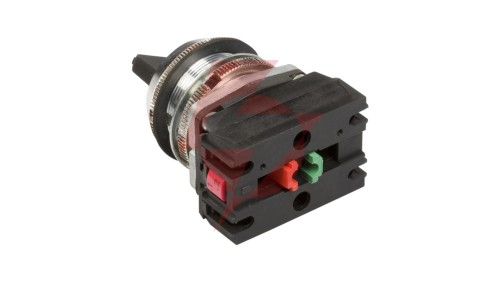 Przełącznik 2 położeniowy pokrętło 30mm czarny 1Z 1R bez samopowrotu W0-NEF30-P XY S