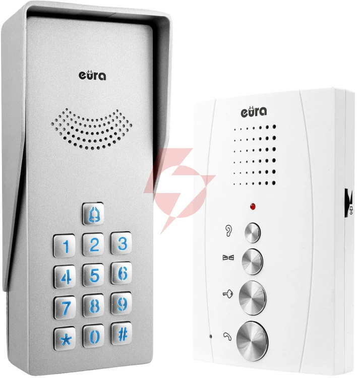 Domofon eura adp-38a3 entra bialy 