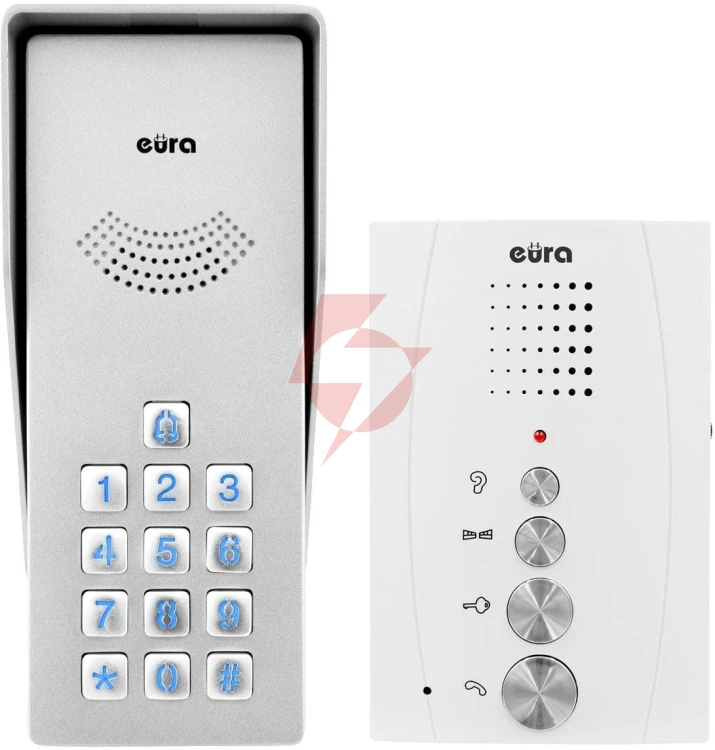 Domofon eura adp-38a3 entra bialy 