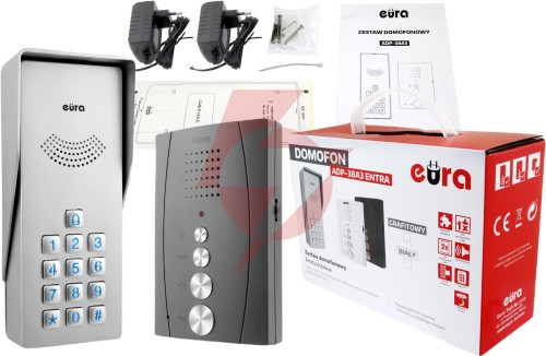 Domofon eura adp-38a3 entra grafit