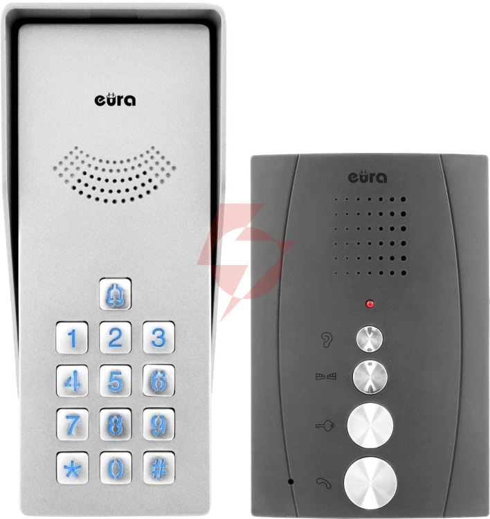 Domofon eura adp-38a3 entra grafit