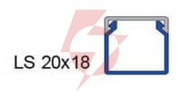 Listwa elektroinstalacyjna kpl. czarny cls 20x18 2m (1szt.)