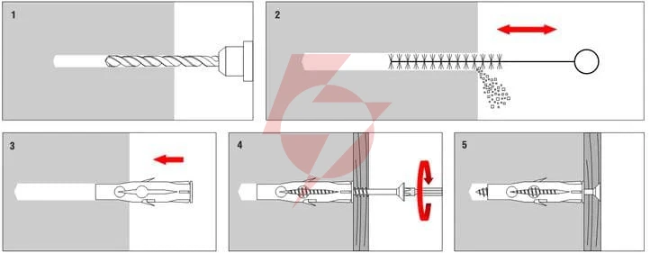 Kołek uniwersalny ru-06045 100szt.